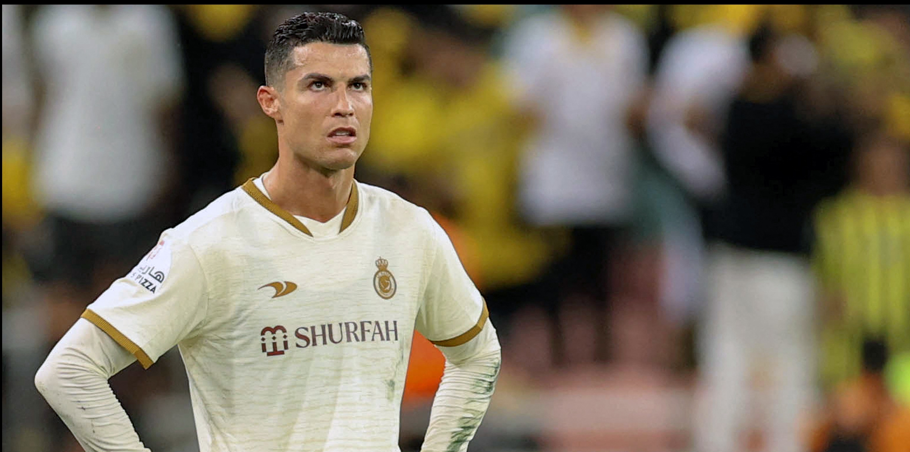  Cristiano Ronaldo no pudo esta vez brillar con su equipo. (Foto Prensa Libre: AFP)