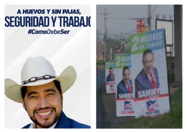 TSE amonesta a Sammy Morales y a Rudy Guzmán, yerno de Sandra Torres, y los señala por propaganda electoral que riñe contra la moral