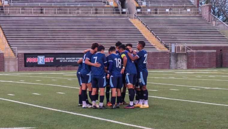 La Selección Sub 20 de Guatemala cayó en su tercer duelo por tierra norteamericana. Foto Prensa Libre (FEDEFUT)