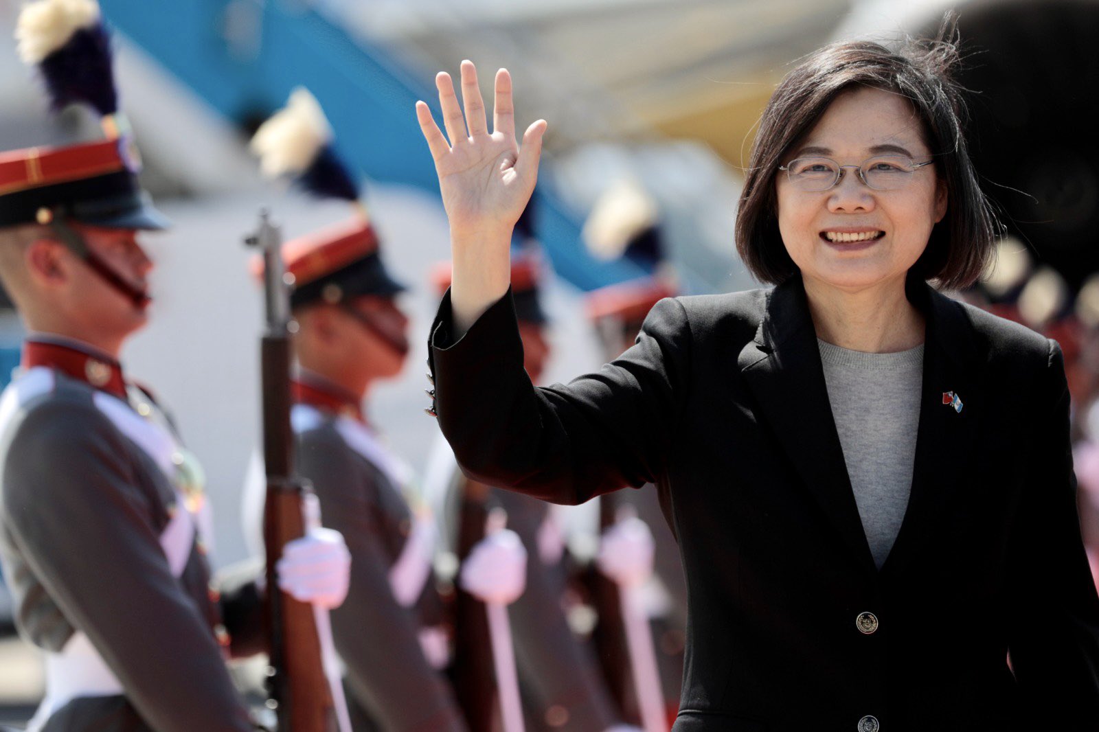 La presidenta de Taiwán, Tsai Ing-Wen, visita EE. UU. Guatemala y Belice. (Foto Prensa Libre: @GuatemalaGob) 