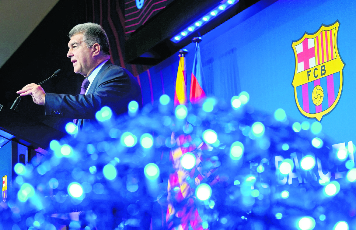 Joan Laporta, presidente del FC Barcelona. (Foto Prensa Libre: Hemeroteca PL)