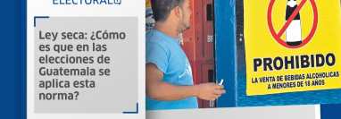Le ley seca se aplica durante la primera y segunda vuelta electoral. (Foto Prensa Libre: Hemeroteca PL)