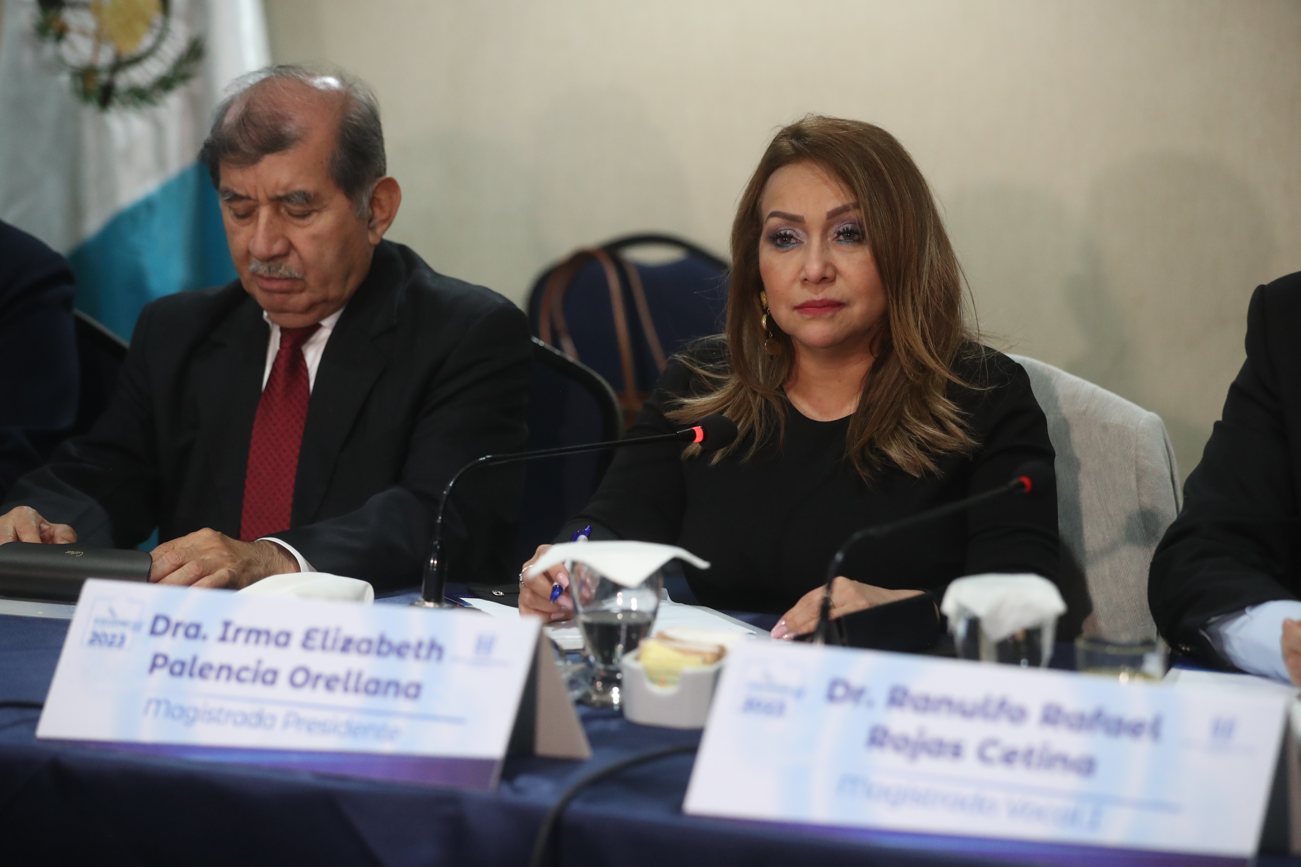 Irma Palencia, presidenta del TSE, afirma que las credenciales de candidatos pendientes es porque mantiene recursos legales no resueltos. Fotografía: Prensa Libre (Juan Diego González).  