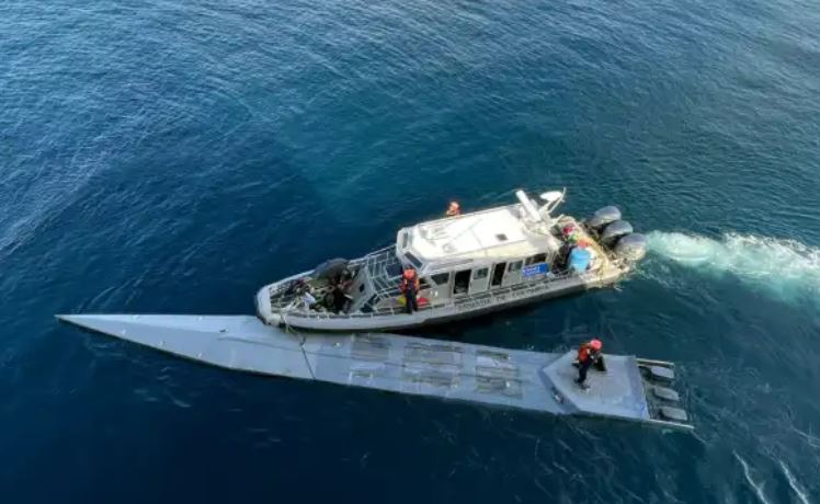 Sumergible hallado en Colombia