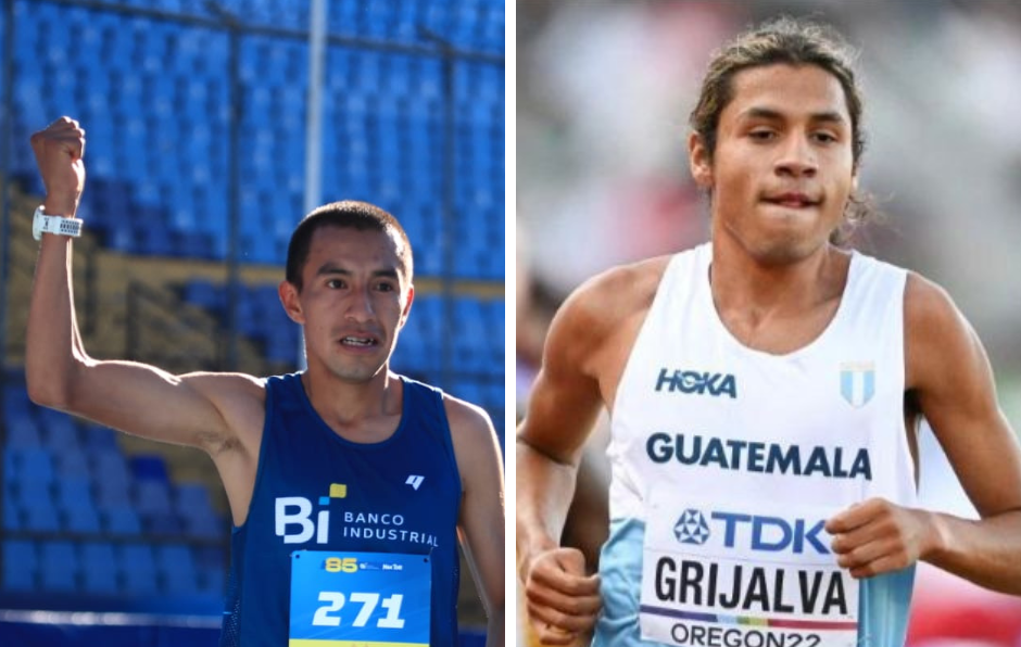 Los dos fondistas nacionales se medirán en Estados Unidos. Foto Prensa Libre (Federación de Atletismo) 