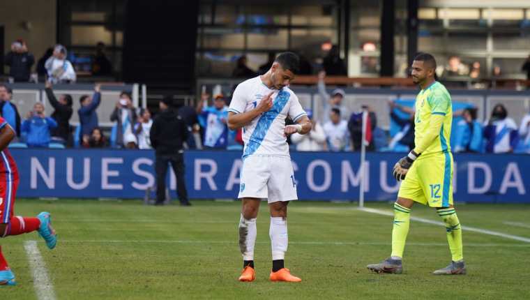 La Selección de Guatemala no pudo con una Panamá compuesta por jugadores sub-23. Foto Prensa Libre (FEDEFUT)
