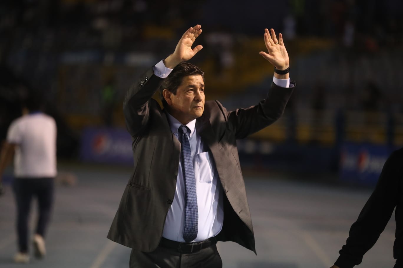 Luis Fernando Tena ha dirigido 15 partidos con la Selección de Guatemala. Foto Prensa Libre (Juan Diego González) 