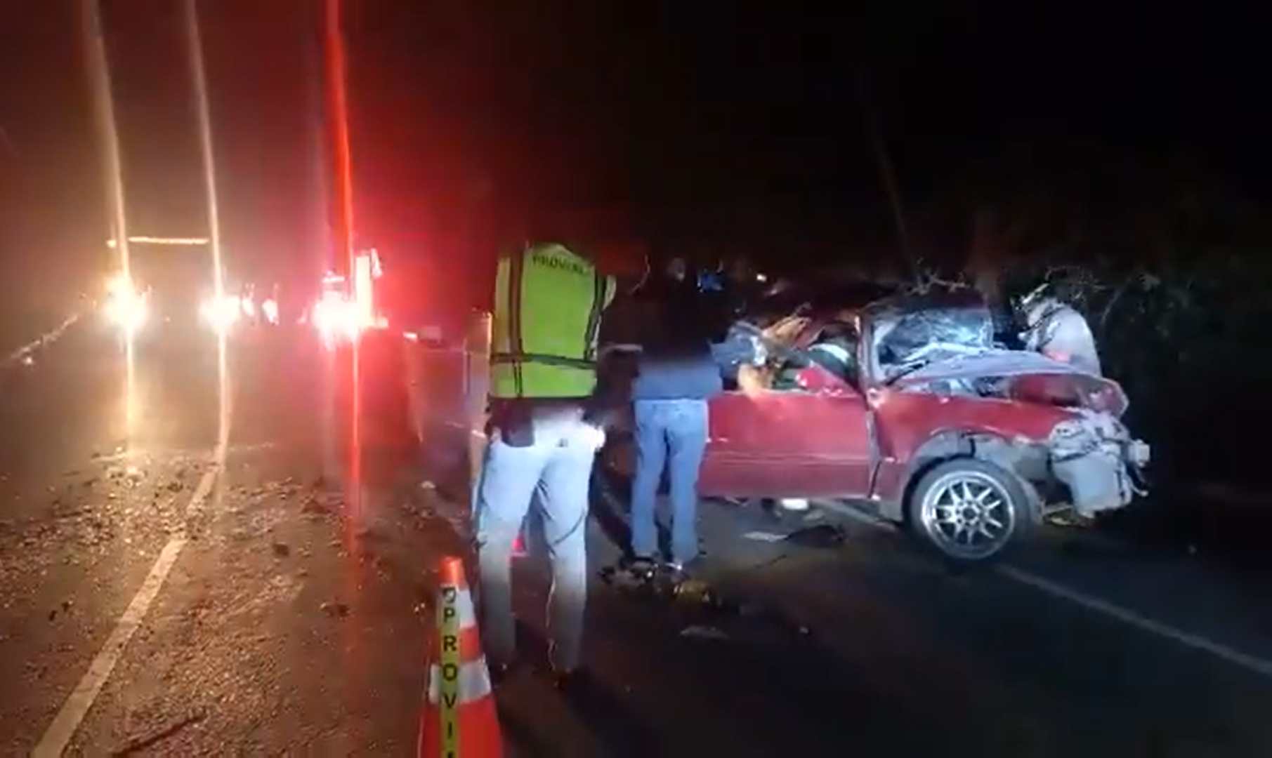 El percance ocurrió a las 2 de la madrugada de este sábado 11 de marzo. (Foto: Provial)