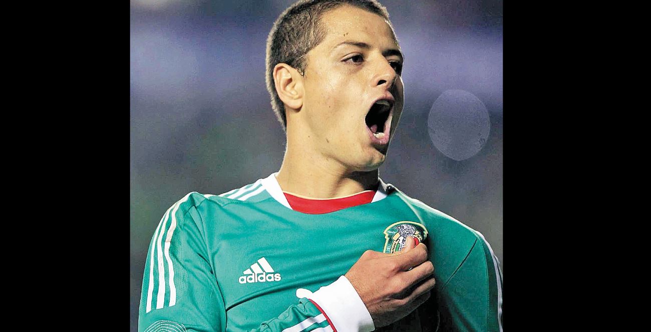 Javier el Chicharito Hernández, delantero mexicano. (Foto Prensa Libre: Hemeroteca PL)
