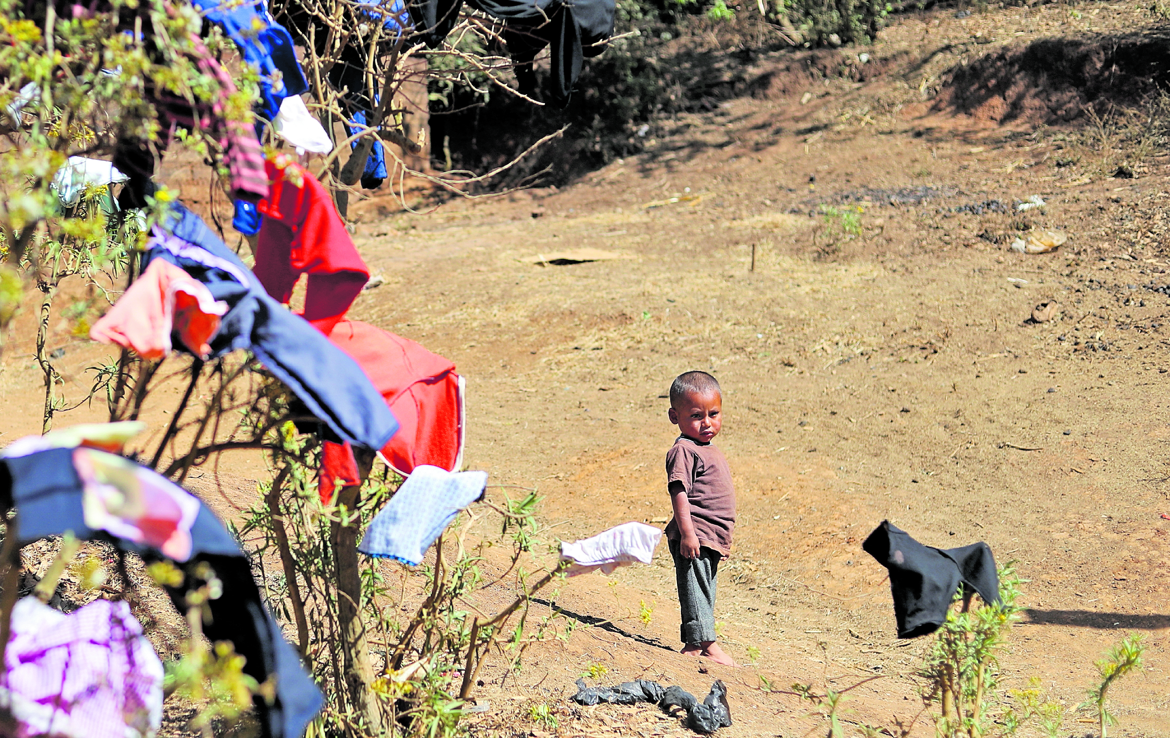 La desnutrición aguda sigue golpeando a la niñez guatemalteca. En todo el país se reportan cuatro mil 601 casos de niños menores de cinco años. (Foto Prensa Libre: Hemeroteca PL) 