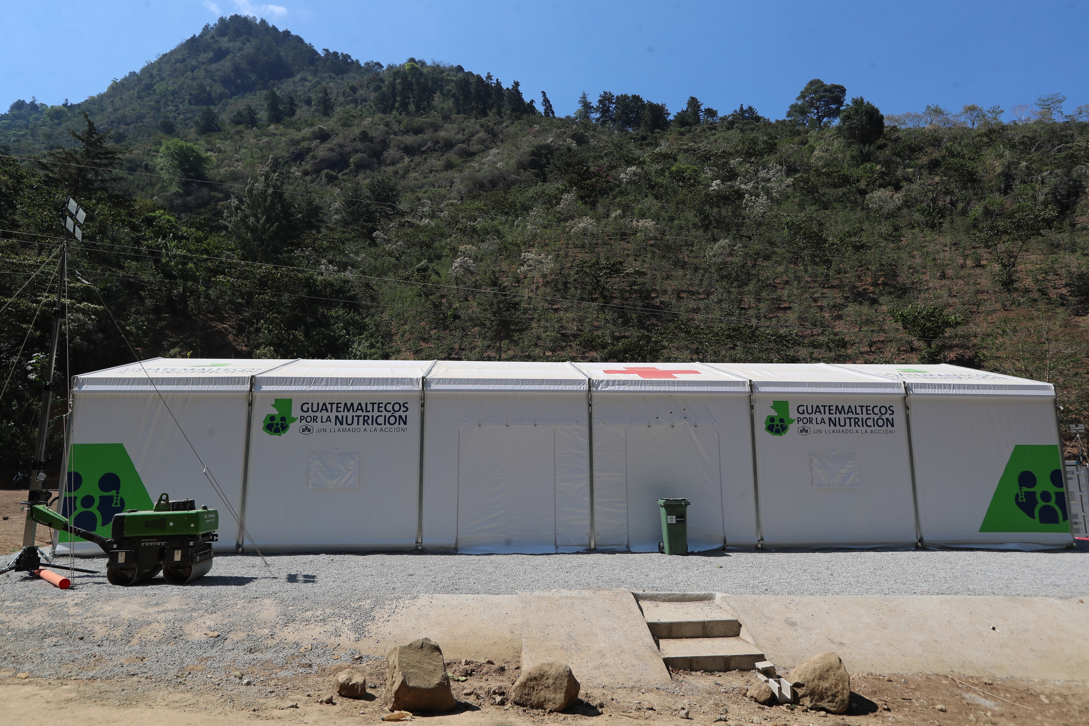 El Campamento Nutrimóvil atenderá a comunidades de La Libertad y Cuilco en Huehuetenango. (Foto Prensa Libre: Elmer Vargas)