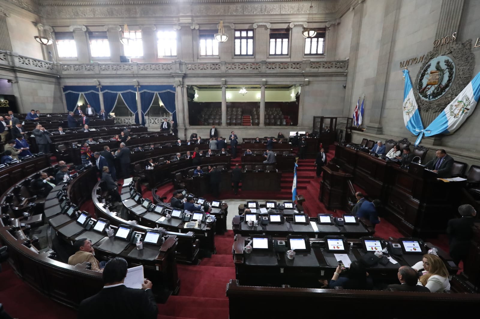 El pleno del Congreso deberá conocer la propuesta de ley para aplicar el indulto presidencial como parte del mecanismo para reactivar la pena de muerte en Guatemala. (Foto Prensa Libre: Élmer Vargas)