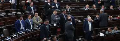 Los diputados del Congreso de la República se irán de descanso durante dos semanas. (Foto Prensa Libre: Élmer Vargas)