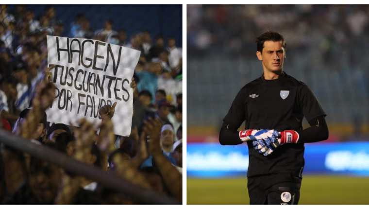 Nicholas Hagen cumplió el sueño de un aficionado de la Selección de Guatemala. (Foto Prensa Libre: Juan Diego González y Érick Ávila)