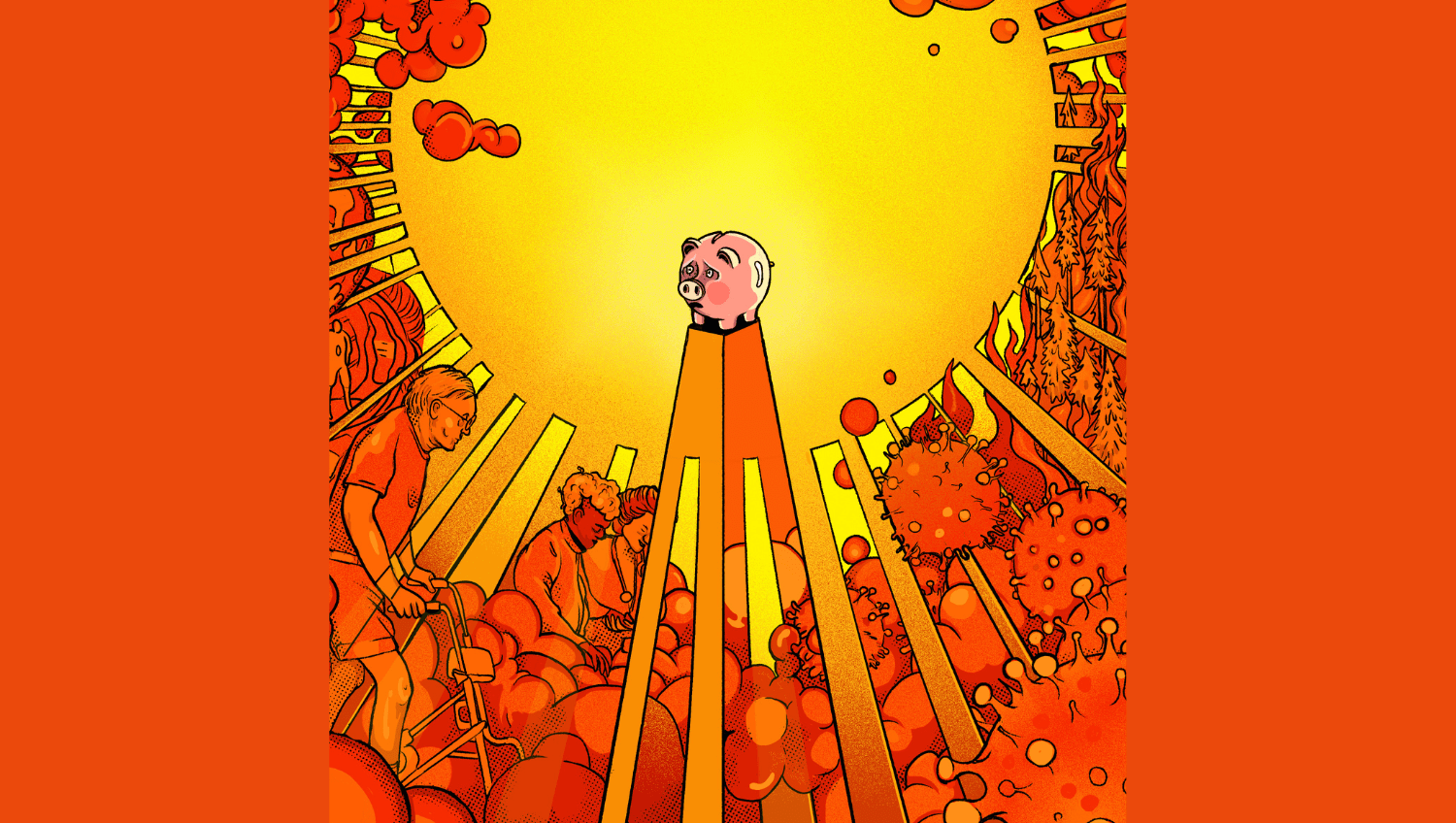 El maremoto en cámara lenta que consume nuestra economía (Eva Redamonti para The New York Times)