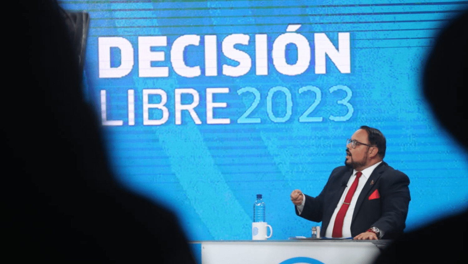 Giulio Talamonti responde preguntas en Decisión Libre 2023.
