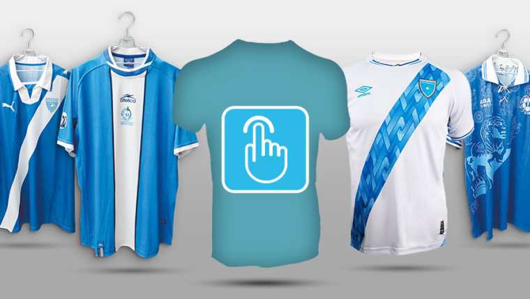 La nueva camisola de la Selección de Guatemala y los uniformes históricos.