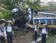 ACCIDENTE DE BUS KM 39 A EL SALVADOR