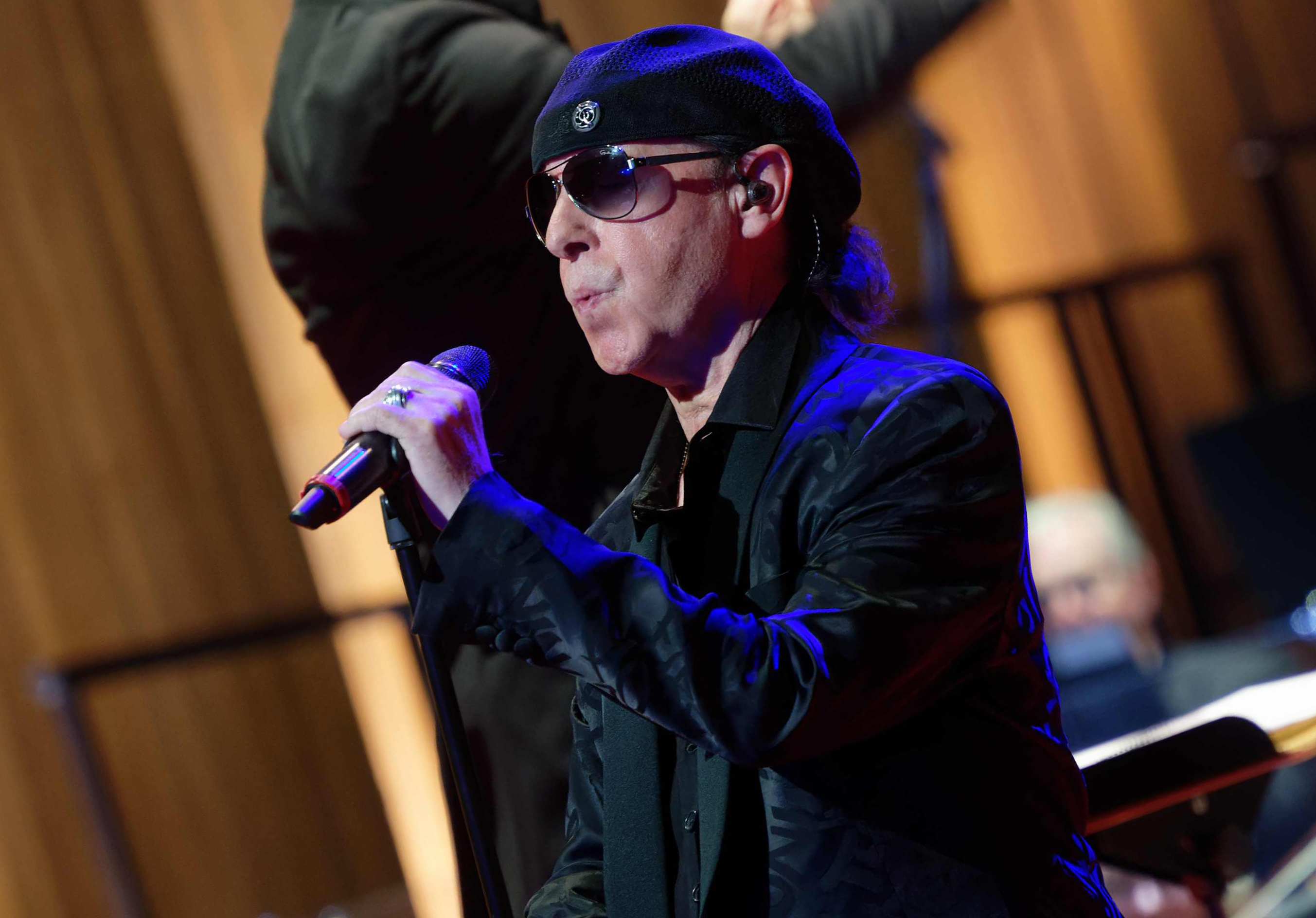 Klaus Meine, cantante de la banda alemana Scorpions. (Foto Prensa Libre: Henning Kaiser/dpa)