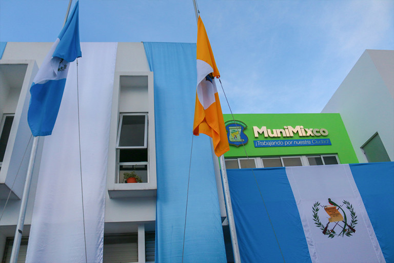 Edificio de la municipalidad de Mixco