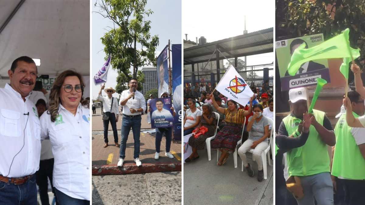 Fría campaña por la alcaldía capitalina: Así pidieron el voto los candidatos durante el fin de semana