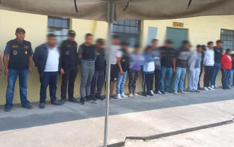 Captura de integrantes de Mara Salvatrucha