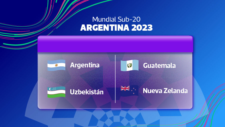 La Selección Sub 20 de Guatemala quedó ubicada en el grupo A del Mundial de Argentina 2023. 