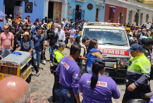 Incidente con una bomba en Antigua Guatemala