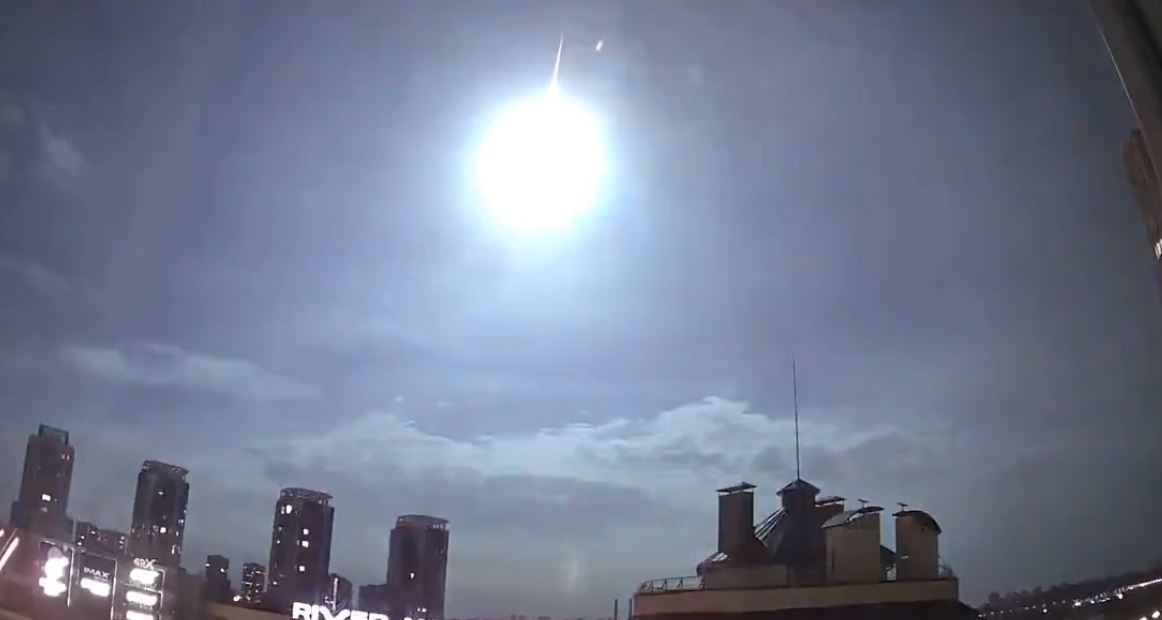 Misterioso destello en Kiev