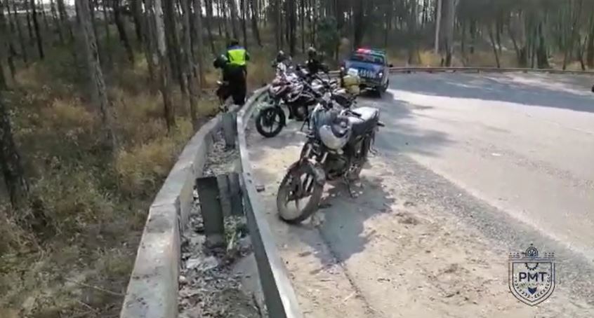 Accidente motocicleta Villa Nueva