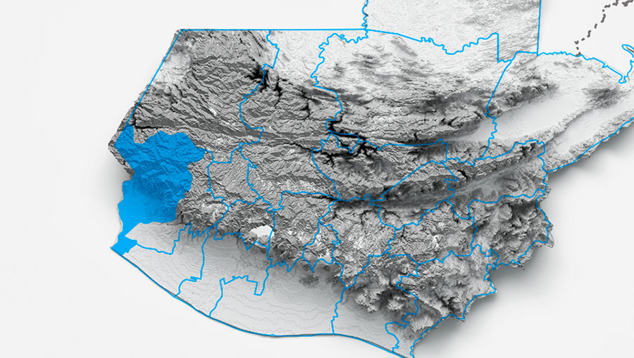 Narcotráfico, mercadería de contrabando y migración son tres factores de interés en San Marcos. (Foto Prensa Libre)