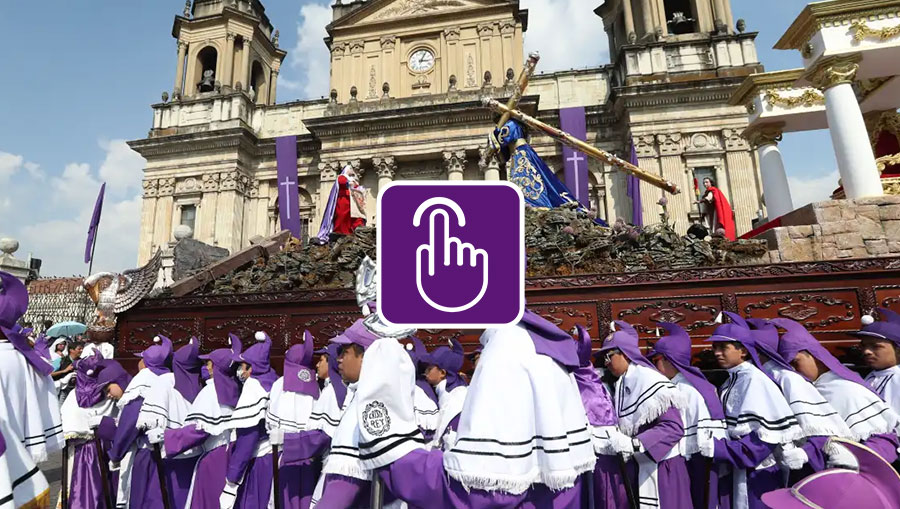 Este es el recorrido y horario de las procesiones en Guatemala 2023.
