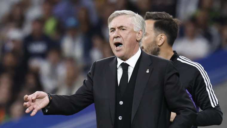 El técnico italiano del Real Madrid Carlo Ancelotti. (Foto Prensa Libre: EFE)