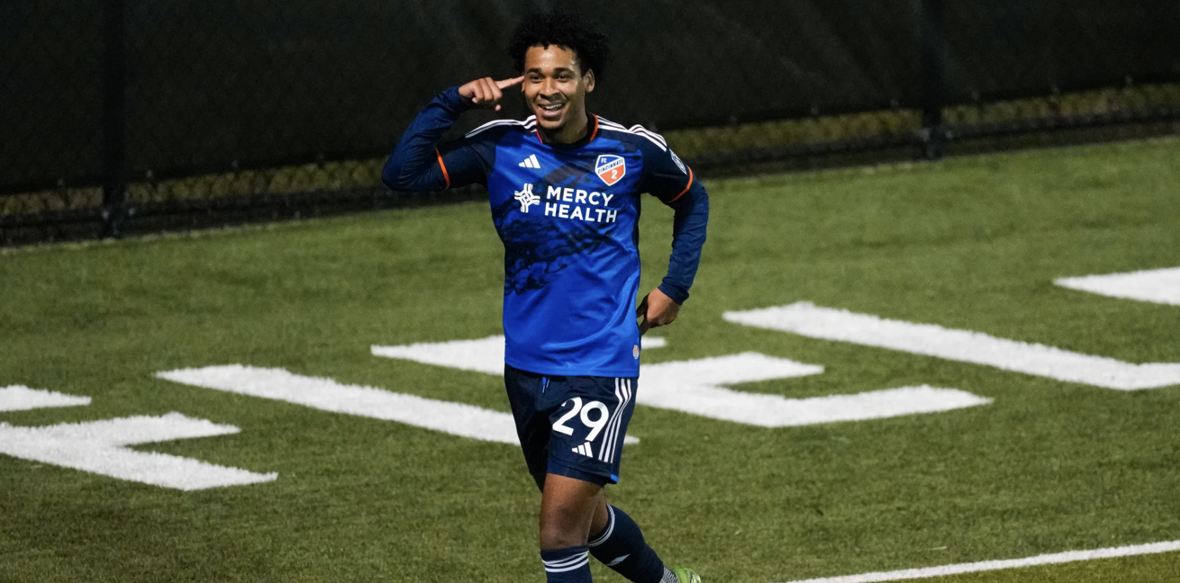 Arquímides Ordóñez se mandó un doblete con el FC Cincinnati 2