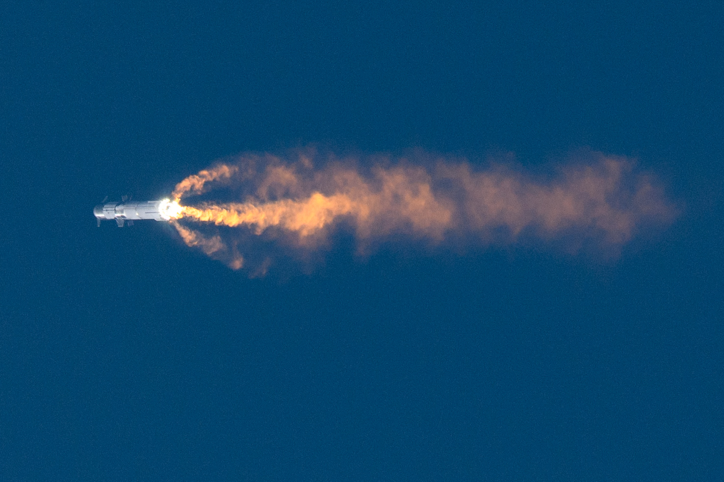 El gran cohete Starship de la empresa SpaceX'