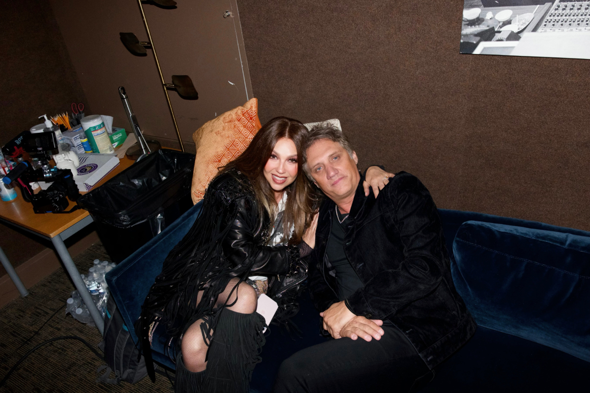 Thalía y Charly Alberti