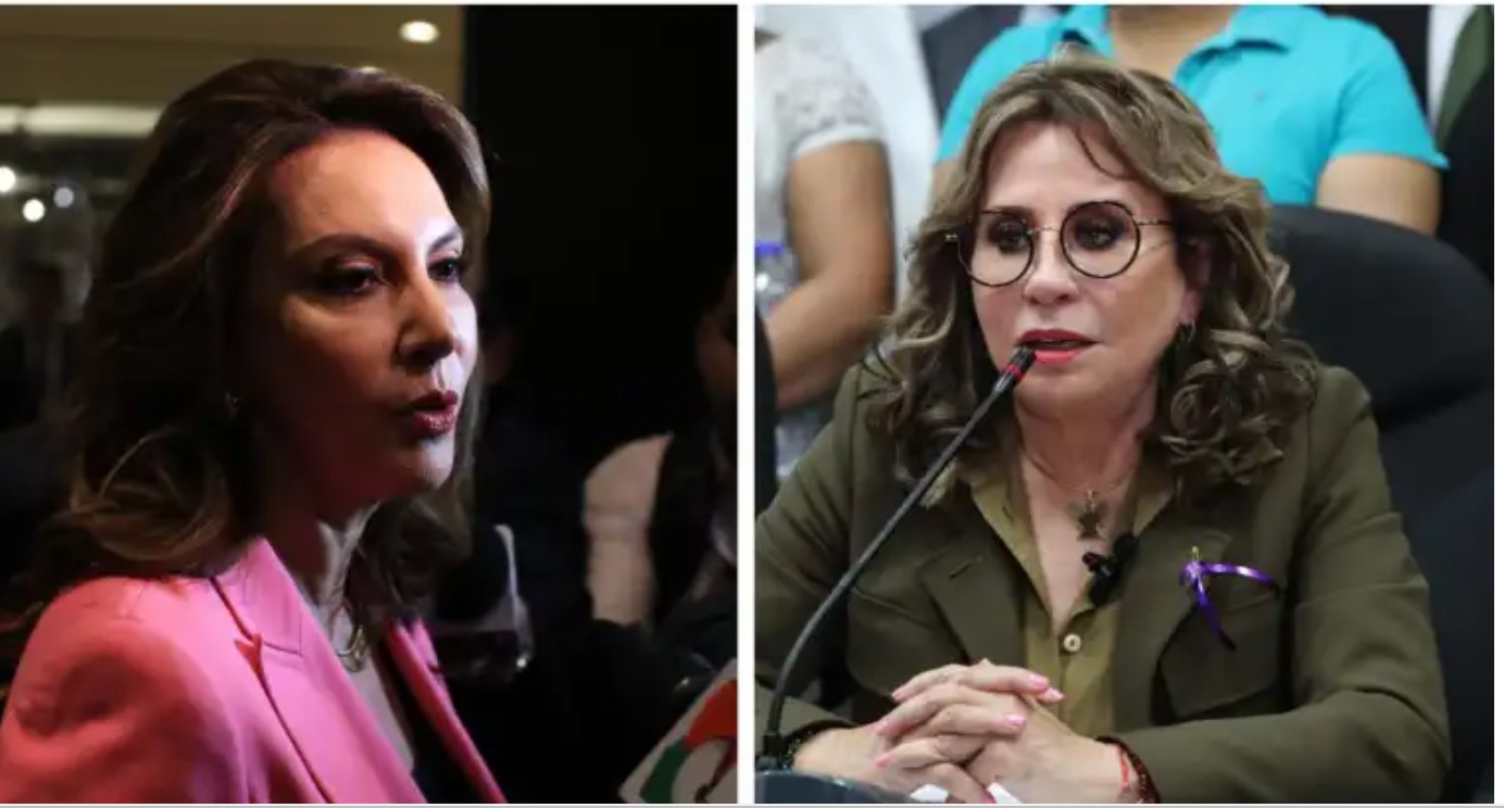 Las presidenciables Zury Ríos (izquierda) y Sandra Torres aumentaron sus críticas. (Foto: Hemeroteca PL)