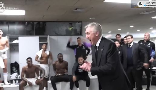 Video | Ancelotti y el momento eufórico cuando le dice a sus jugadores que tendrán el día libre