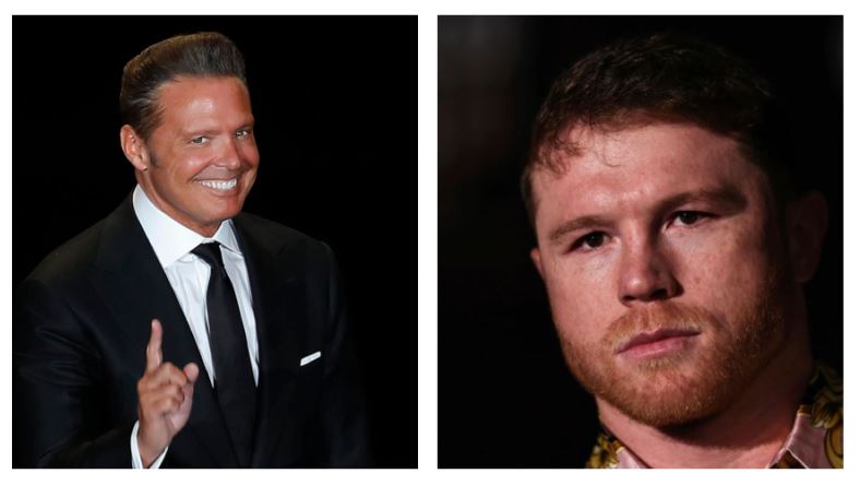Luis Miguel y el Canelo Álvarez