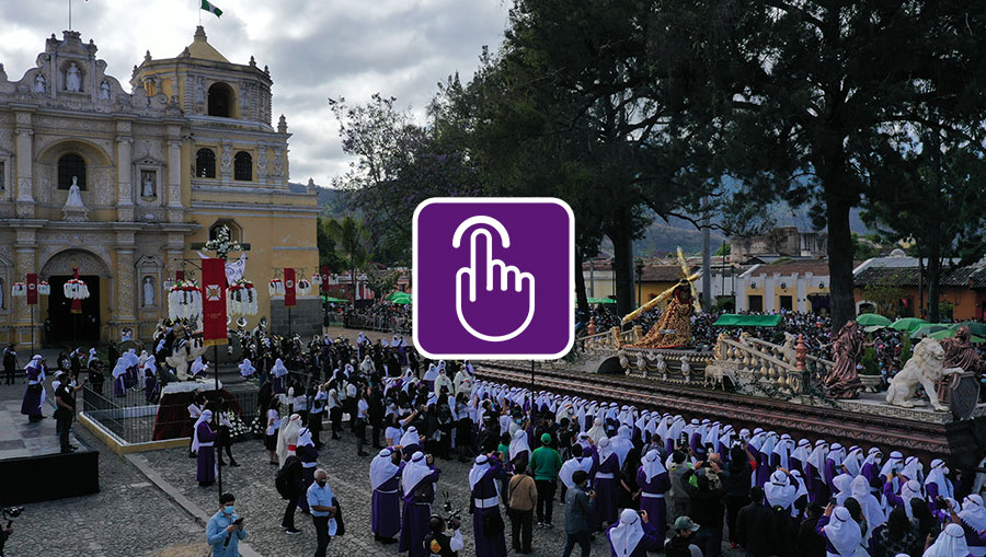 Este es el recorrido de las procesiones en Antigua Guatemala 2023.