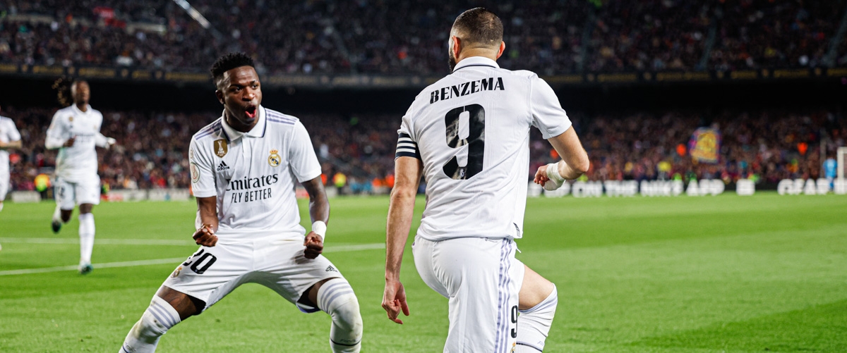 Karim Benzema y Vinicius fueron las grandes figuras del Real Madrid. (Foto Prensa Libre: @realmadrid)