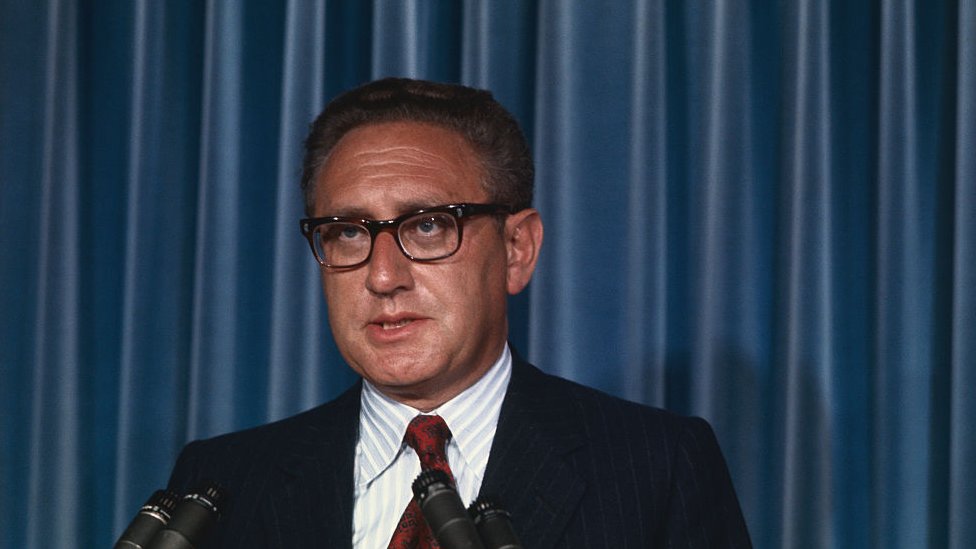 Henry Kissinger fue una de las figuras más emblemáticas de las relaciones exteriores de Estados Unidos en el siglo XX. GETTY IMAGES