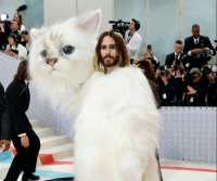 Fotos: Jared Leto se vuelve centro de atención en el Met Gala al disfrazarse de gato y estas fueron las reacciones