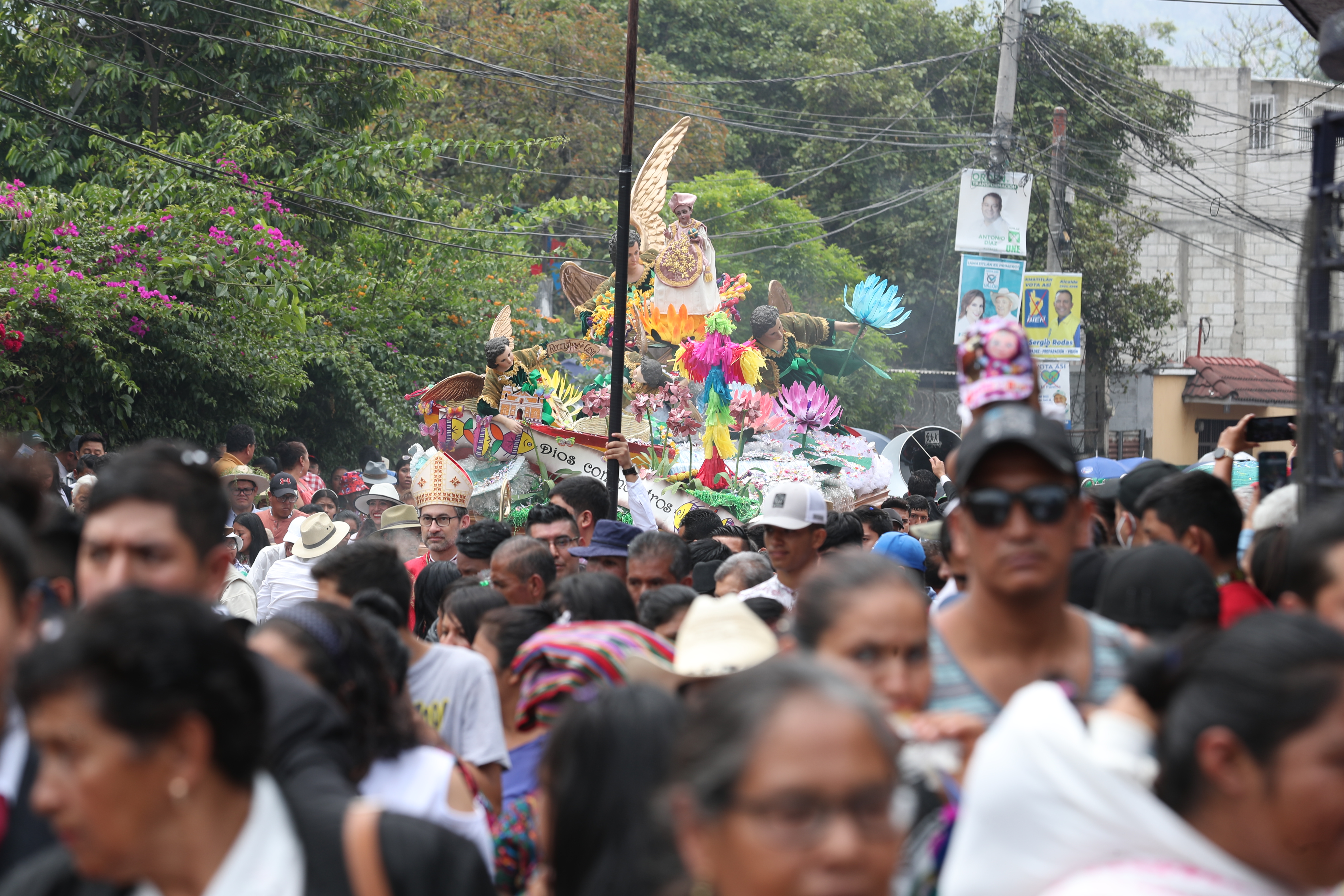 PROCESION ACUÁTICA EN AMATITLÁN'
