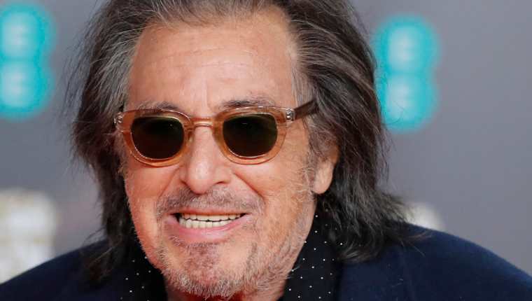Foto de archivo del actor Al Pacino en la alfombra roja de los premios BAFTA (British Academy Film Awards) en el Royal Albert Hall en Lóndres, Inglaterra en 2020. (Foto Prensa Libre. AFP)