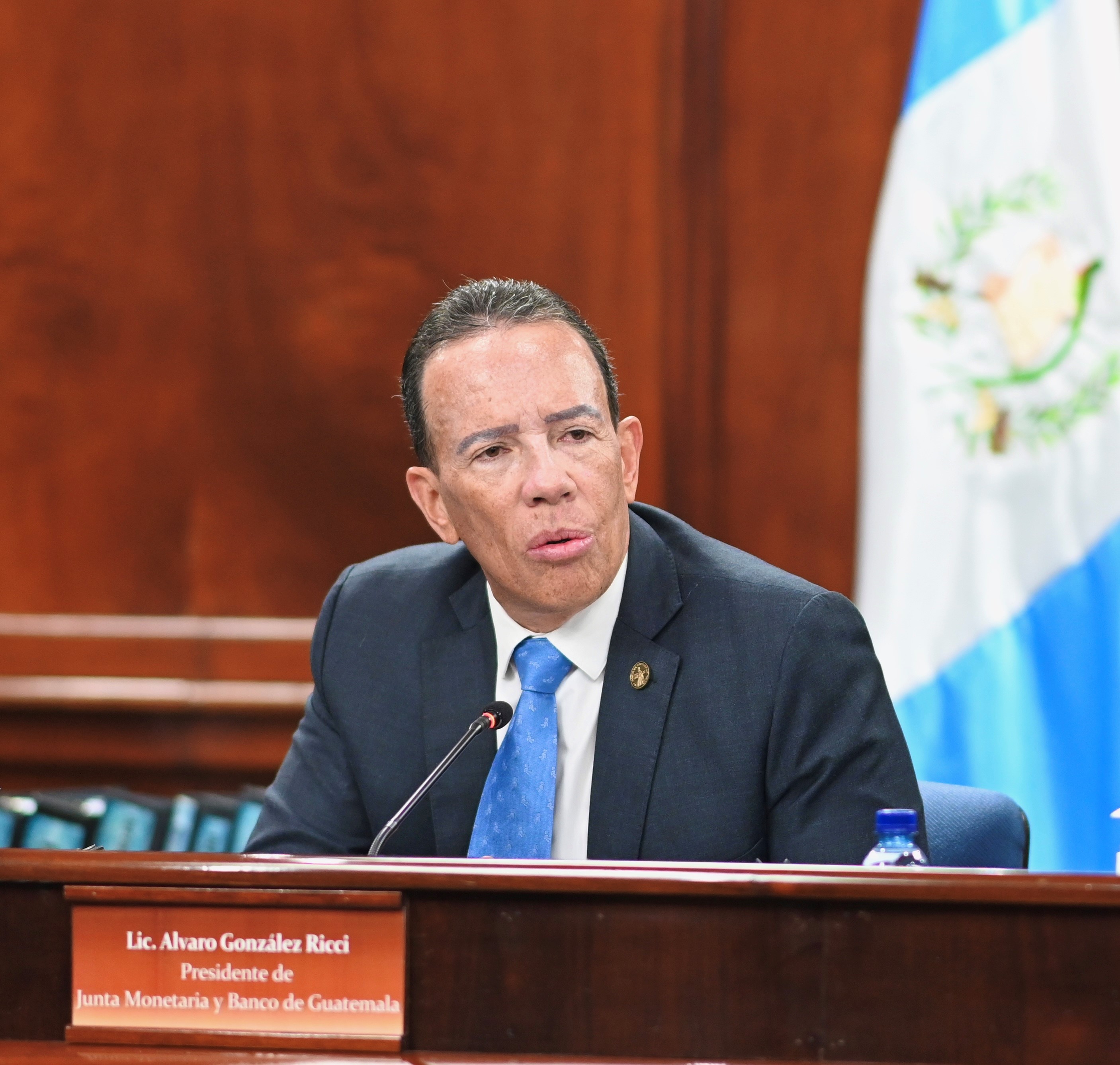 Álvaro González Ricci, presidente del Banco de Guatemala y Junta Monetaria.
