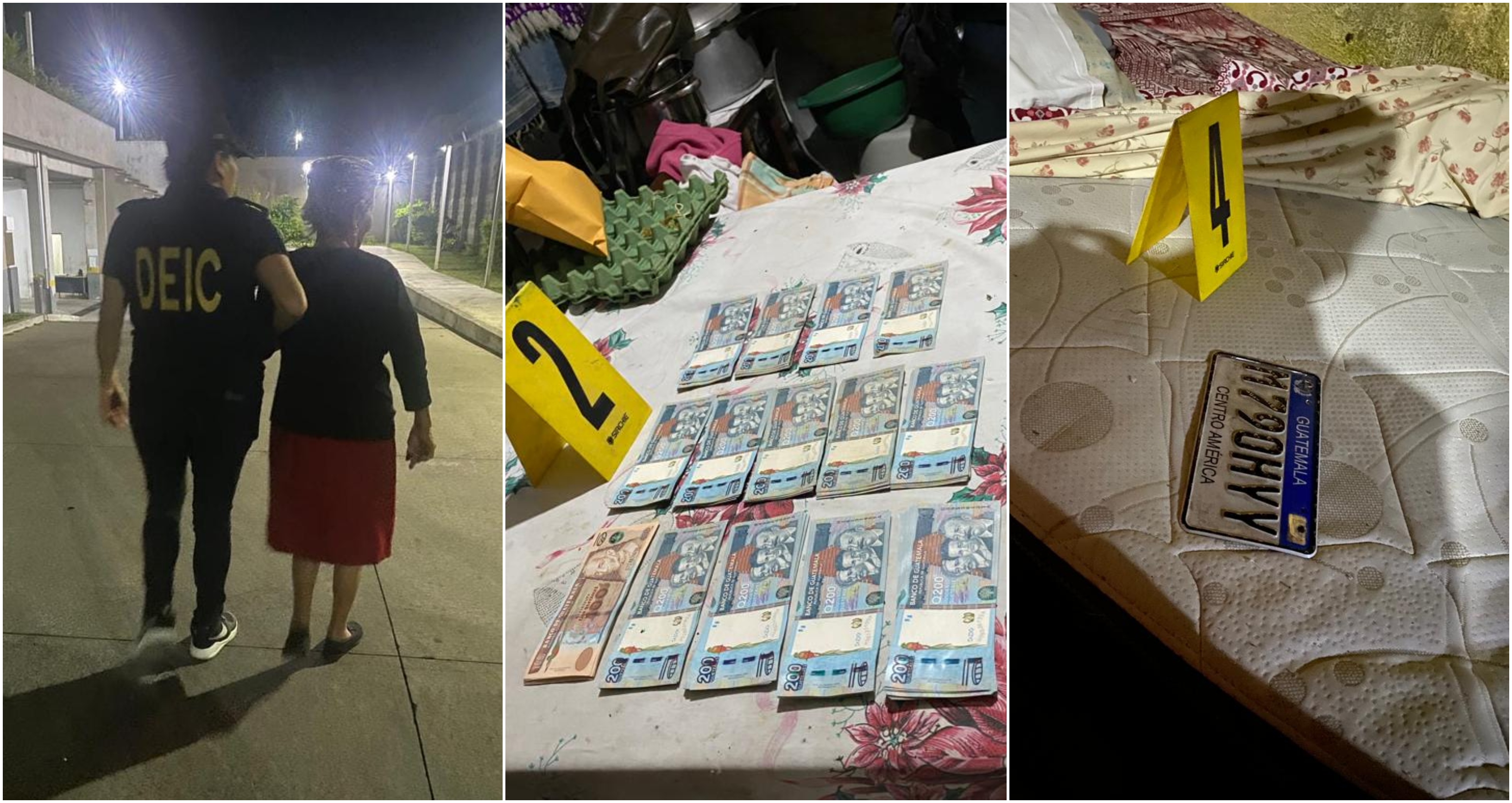 Una mujer de 86 años fue capturada en Retalhuleu en los operativos que se desarrollan para esclarecer el crimen de un joven mensajero el pasado 19 de mayo en esa cabecera departamental. (Foto Prensa Libre: PNC)