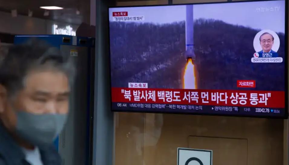 Cohete lanzado en Corea