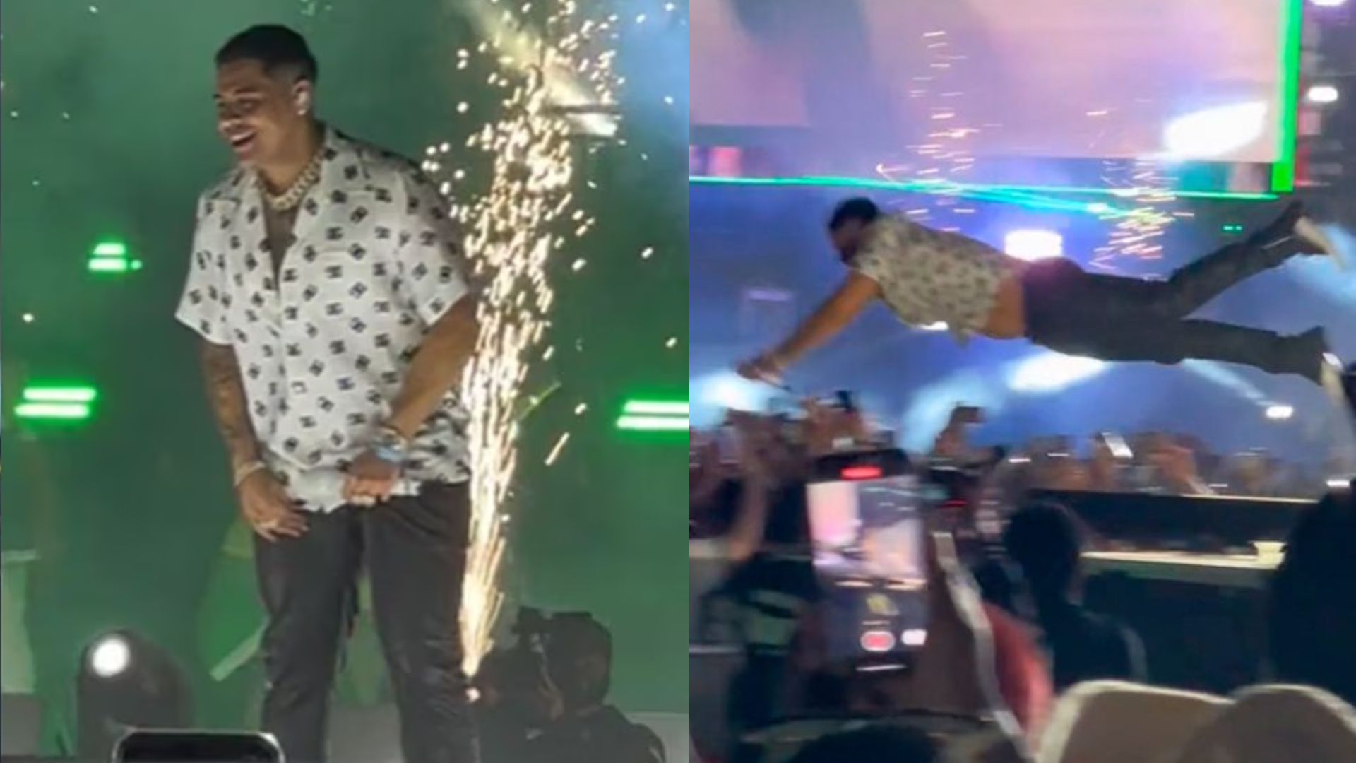 La impresionante caida de Eduin Caz