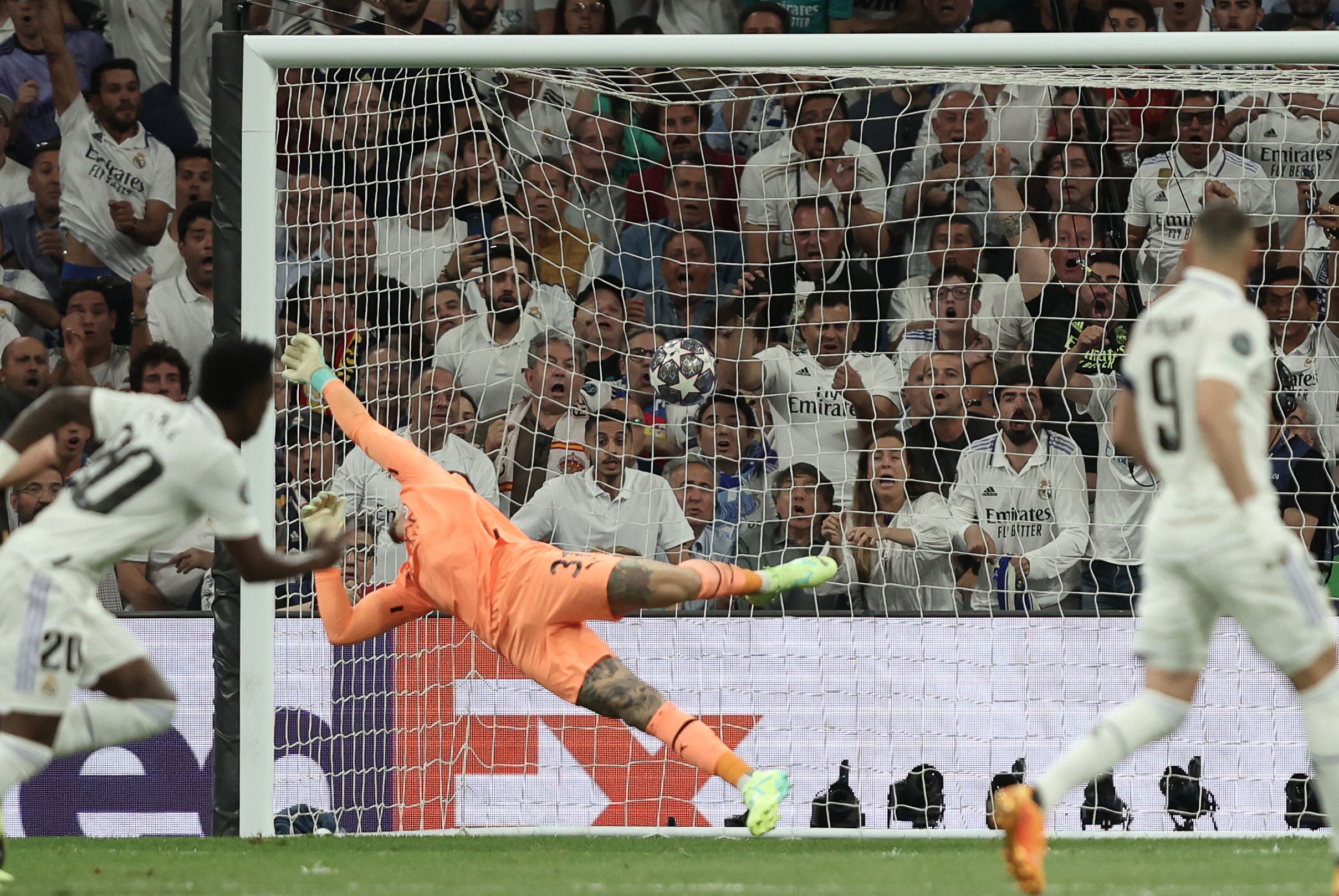 Con este golazo de Vinicius Júnior el Real Madrid se había puesto en ventaja. (Foto Prensa Libre: AFP))